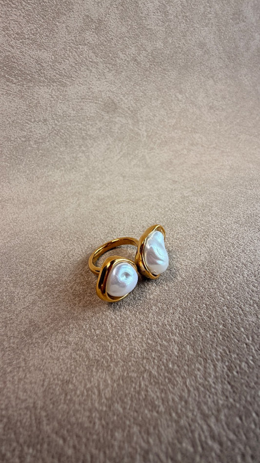 Organic pearl ring