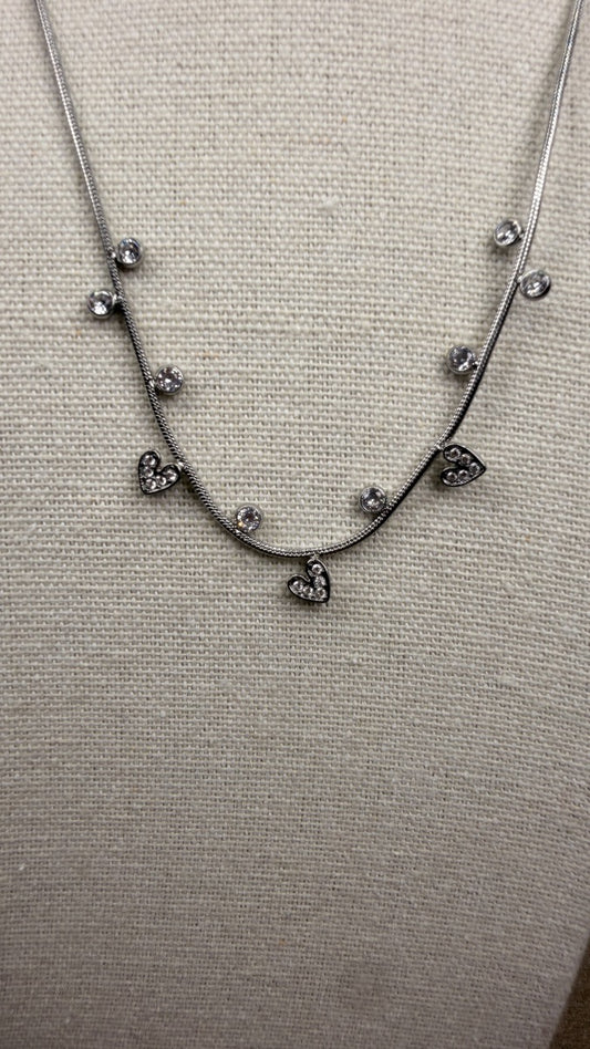 Sparkle Heart Necklace