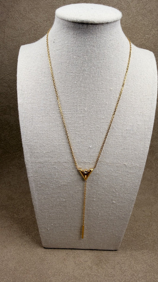 Shine Triangle Necklace🎋