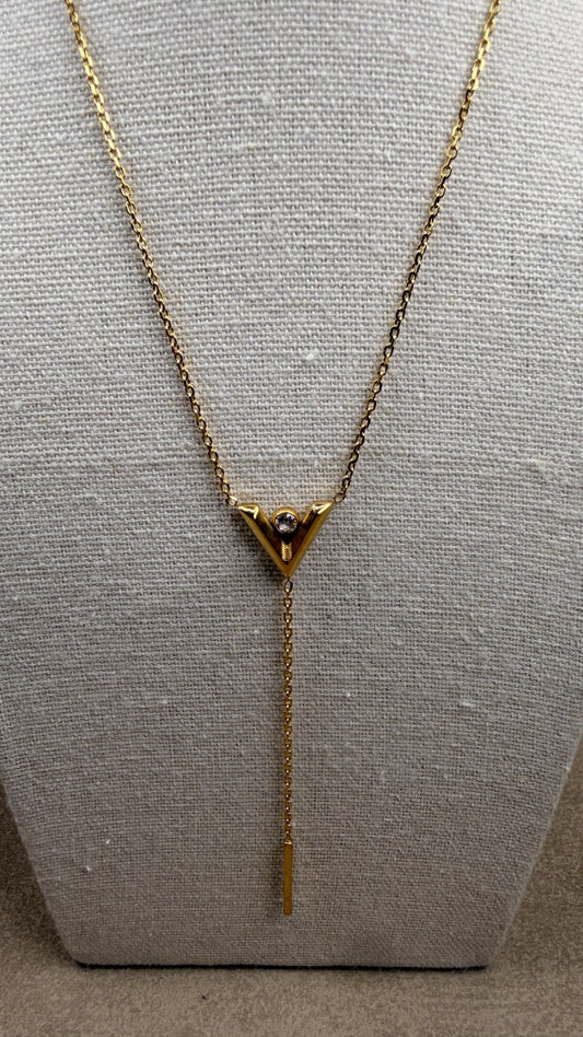Shine Triangle Necklace🎋