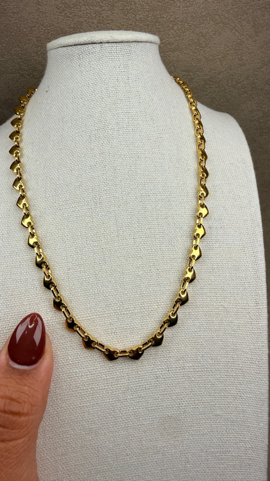 Simple chunky Heart necklace ❤️