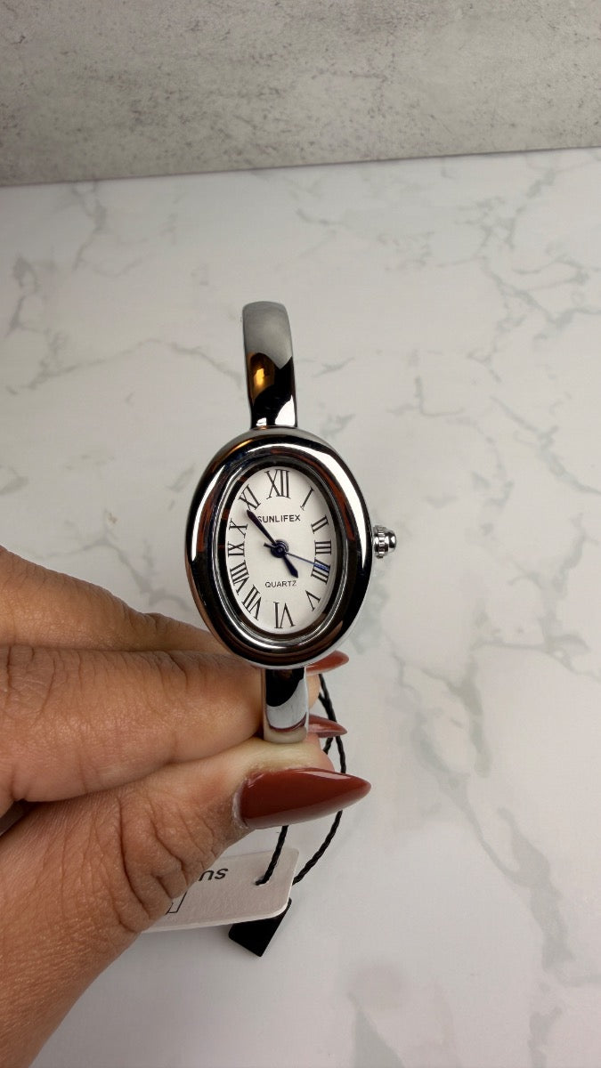 Reloj Roma Plateado