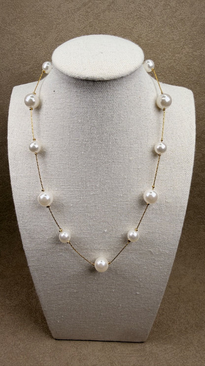 Collar perla clásico