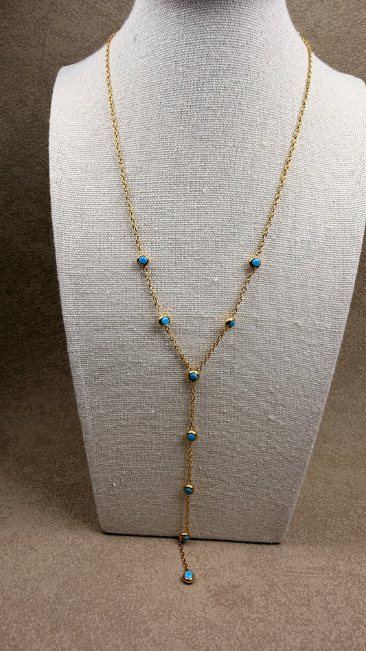Turquoise Drop Necklace