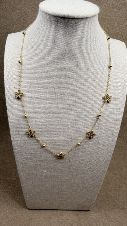 Collar Daisy Chine