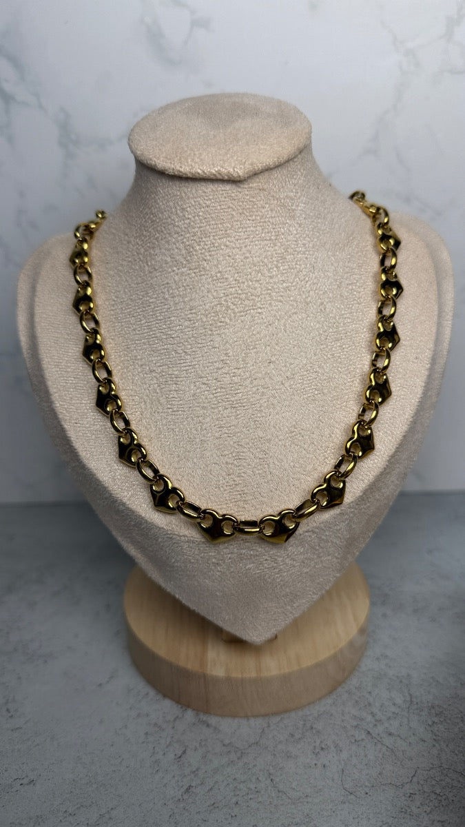 Set corazones chunky