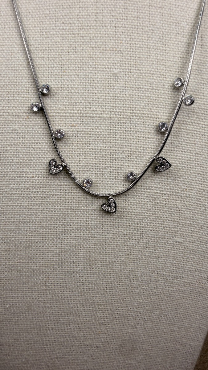 Collar sparkle Heart