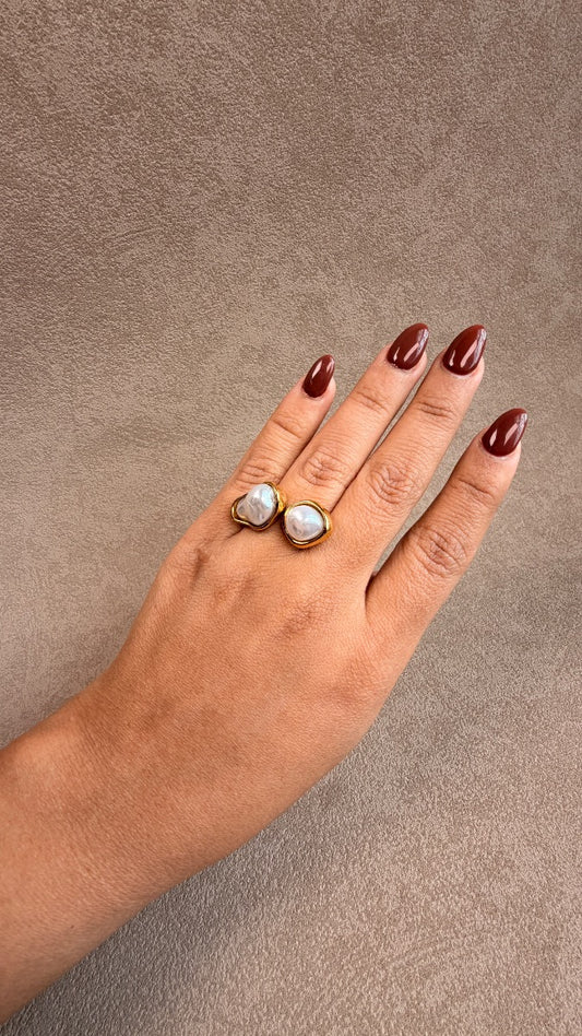 Organic pearl ring