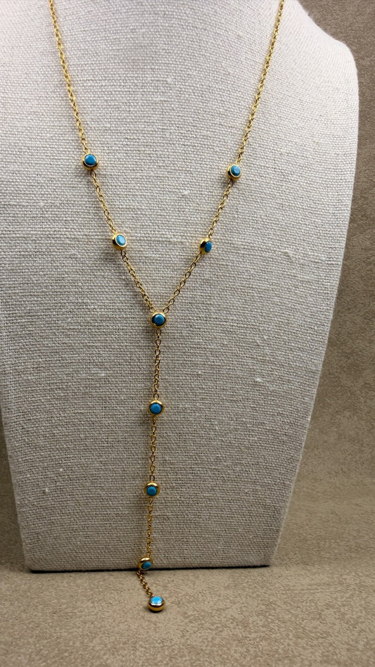 Turquoise Drop Necklace