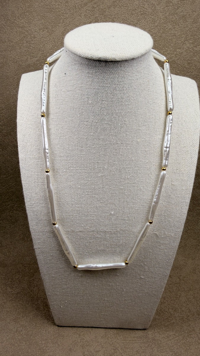 Collar perla barroca