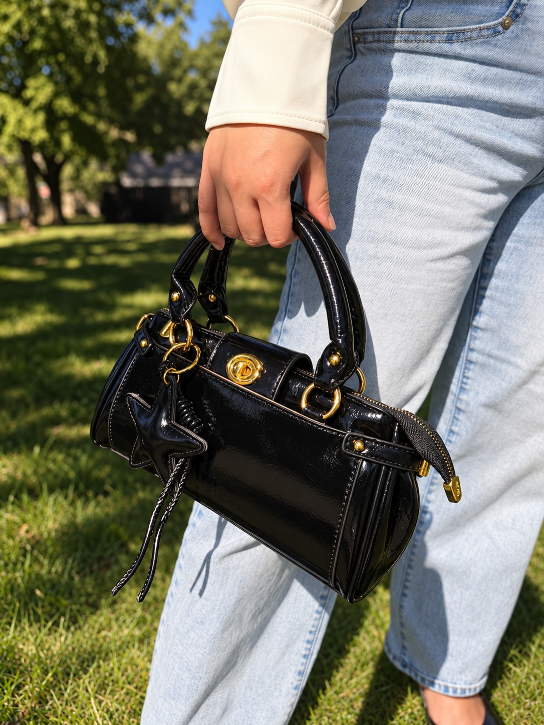 Bolso Celeste