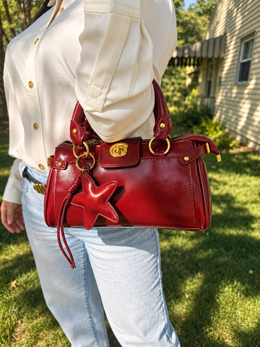 Bolso Celeste