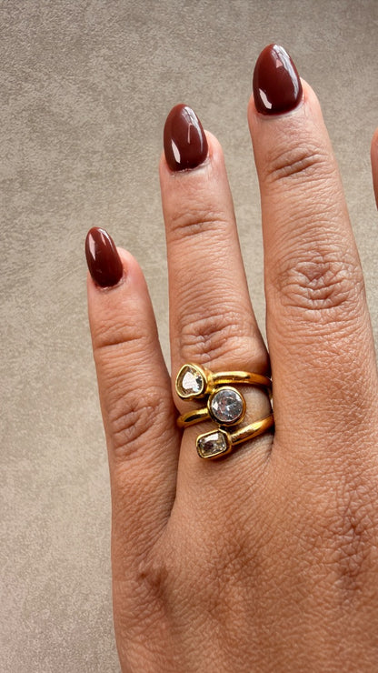 Anillo trío