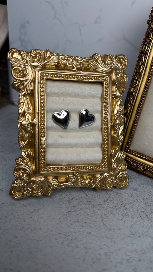 Silver heart set