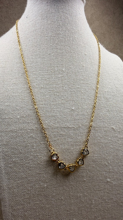 Collar Heart Cristal Glow✨