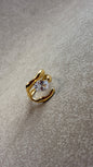 Anillo piedra central