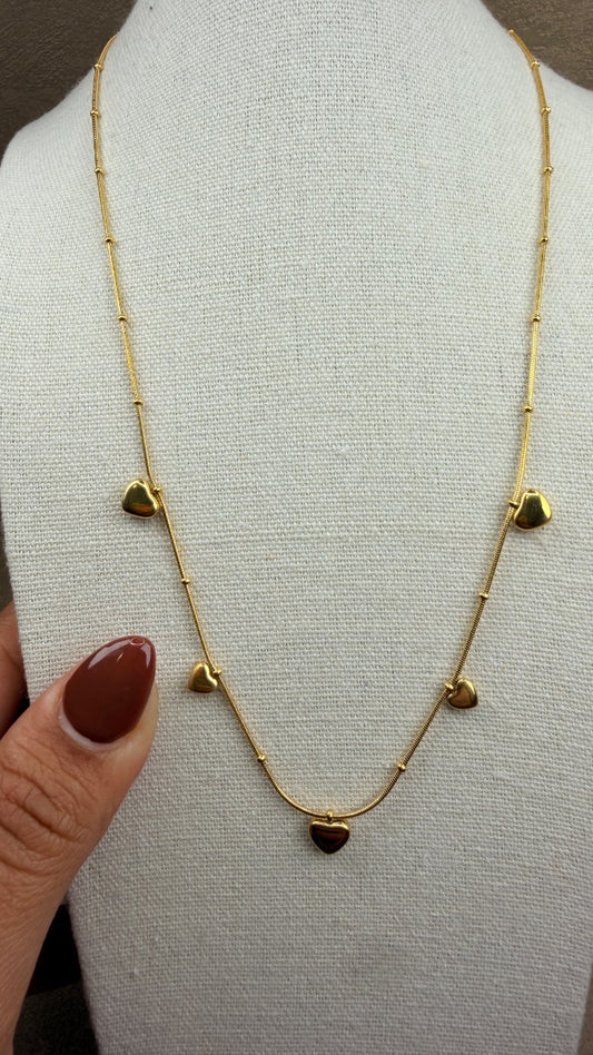 Mini Hearts Luxe Necklace✨