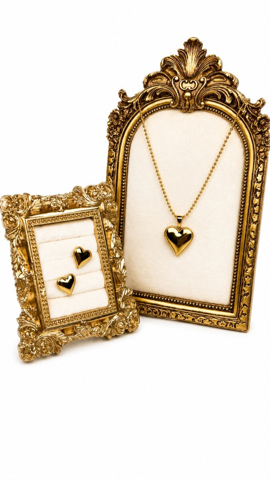 Golden heart set