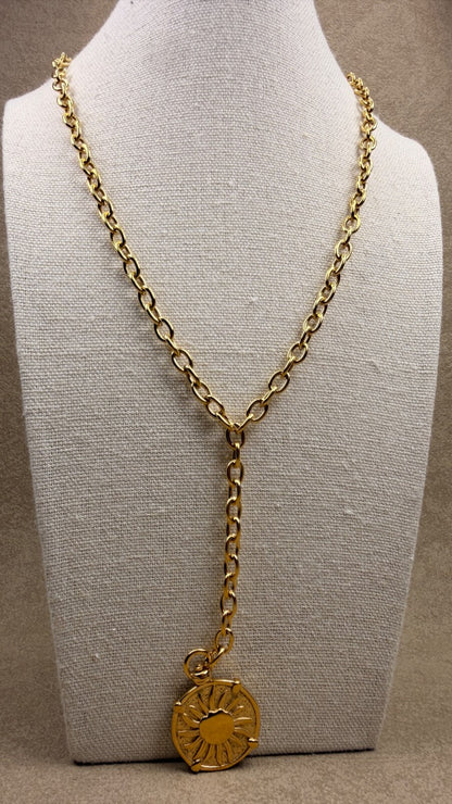 Collar eclipse dorado