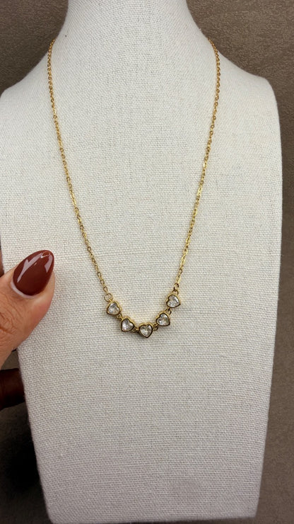 Collar Heart Cristal Glow✨