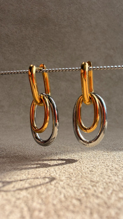Two-tone hoops